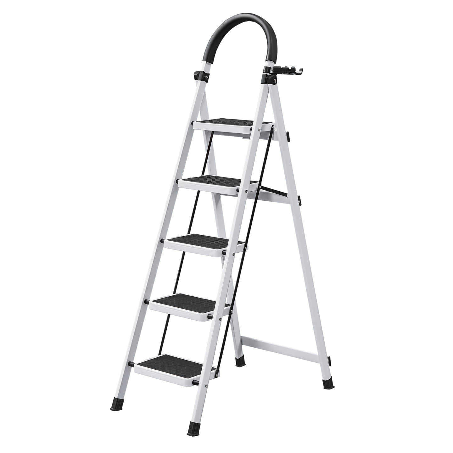 ARK01 Folding Household Step Ladder with Safety Handrail