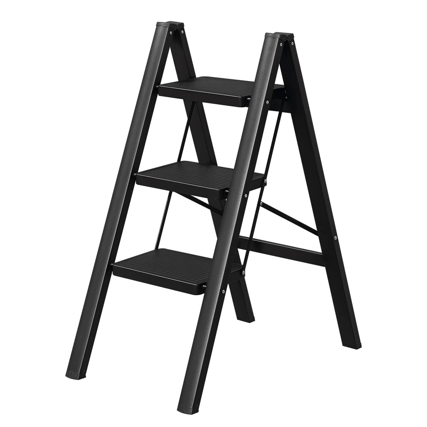 ARK08 Black 3-Step Folding Household Ladder