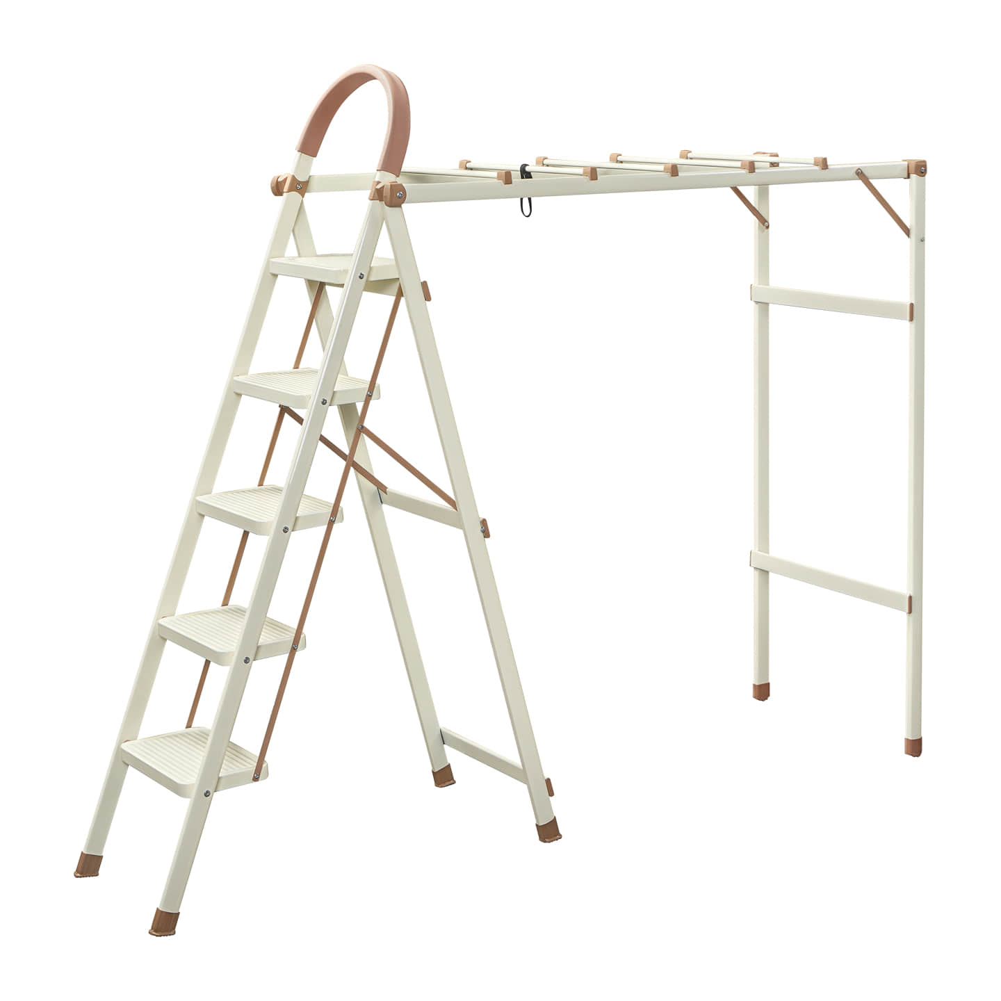 ARK16 2-in-1 Folding Step Ladder with Clothes Drying Rack